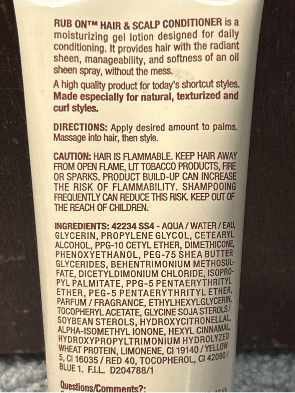 SoftSheen Carson Sta-Sof-Fro Rub On Hair & Scalp Conditioner Extra Dry 5oz